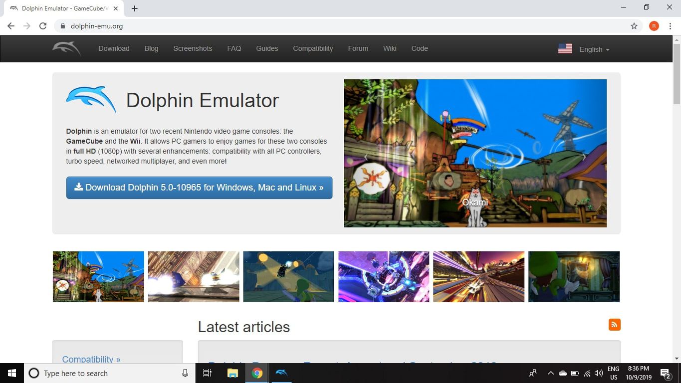 dolphin emulator mac always off screen